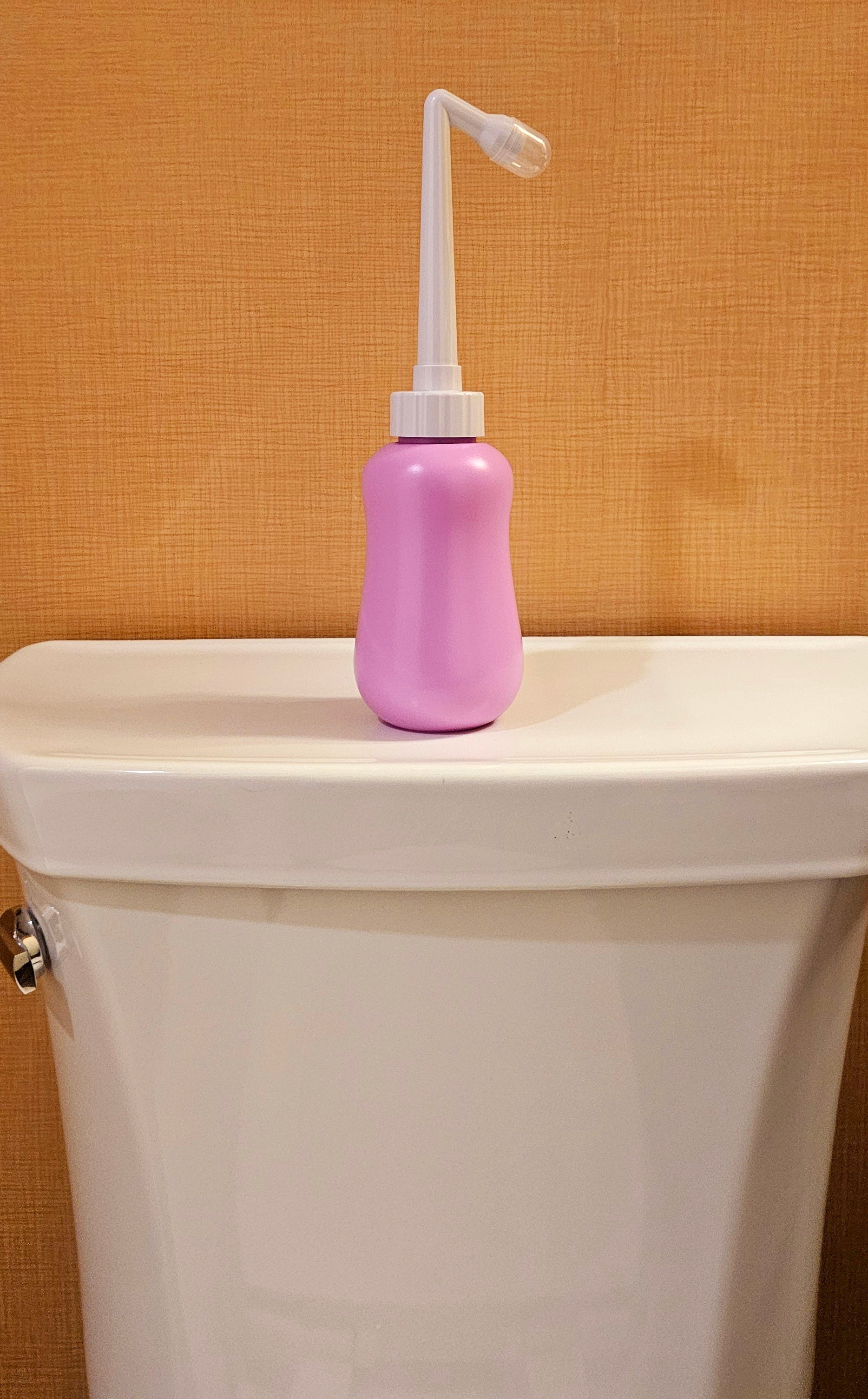 Handheld Bidet: UpsideDown Peri Bottle