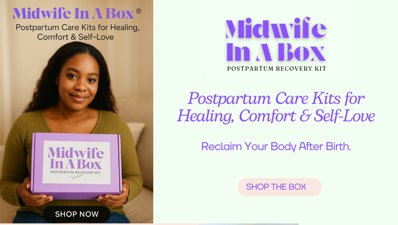 Discover a midwife-curated postpartum recovery box designed to nurture your body and spirit after birth. Natural, plant-based, and mama-approved. Shop Midwife In A Box® today.