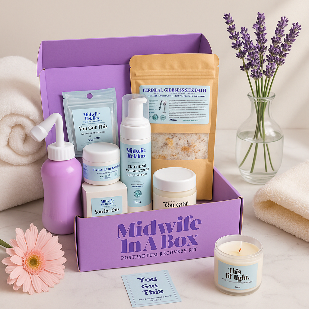Midwife In A Box® Postpartum Care Kits for Healing, Comfort & Self-Care