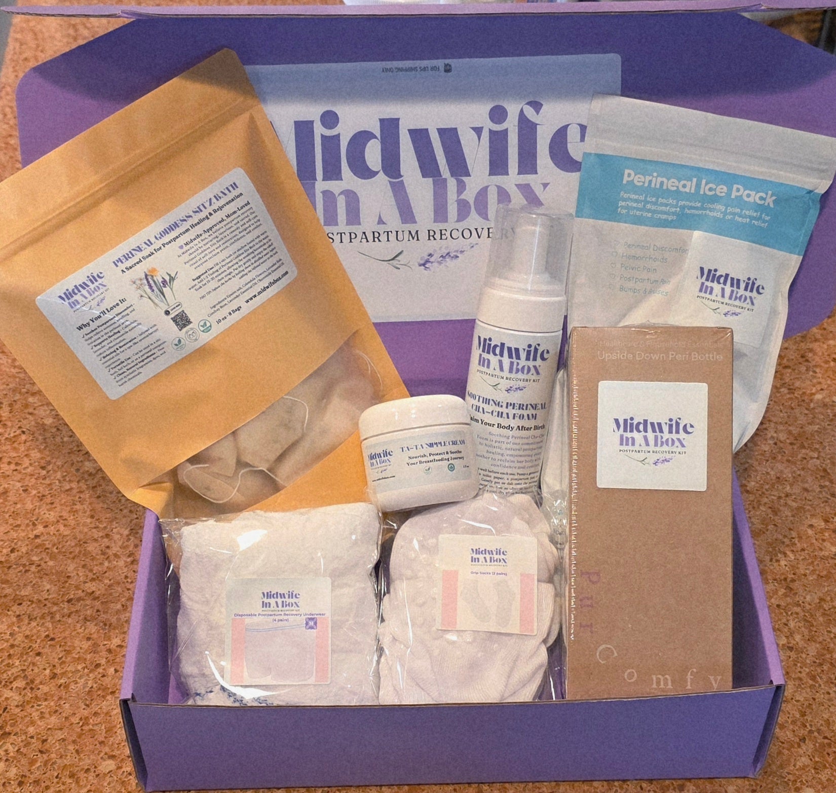 Midwife In A Box® Postpartum Care Kits for Healing, Comfort & Self-Care